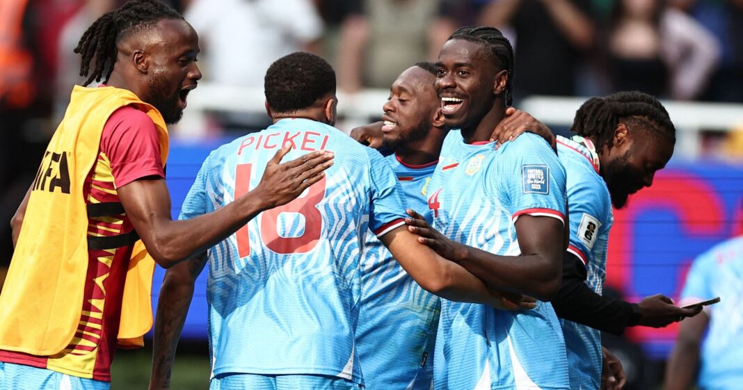 Football – La RDC s’est qualifiée pour la Coupe du monde 2026 après avoir remporté un match 1-0 contre la Jamaïque, en prolongation. Football – La RDC s’est qualifiée pour la Coupe du monde 2026 après avoir remporté un match 1-0 contre la Jamaïque, en prolongation.