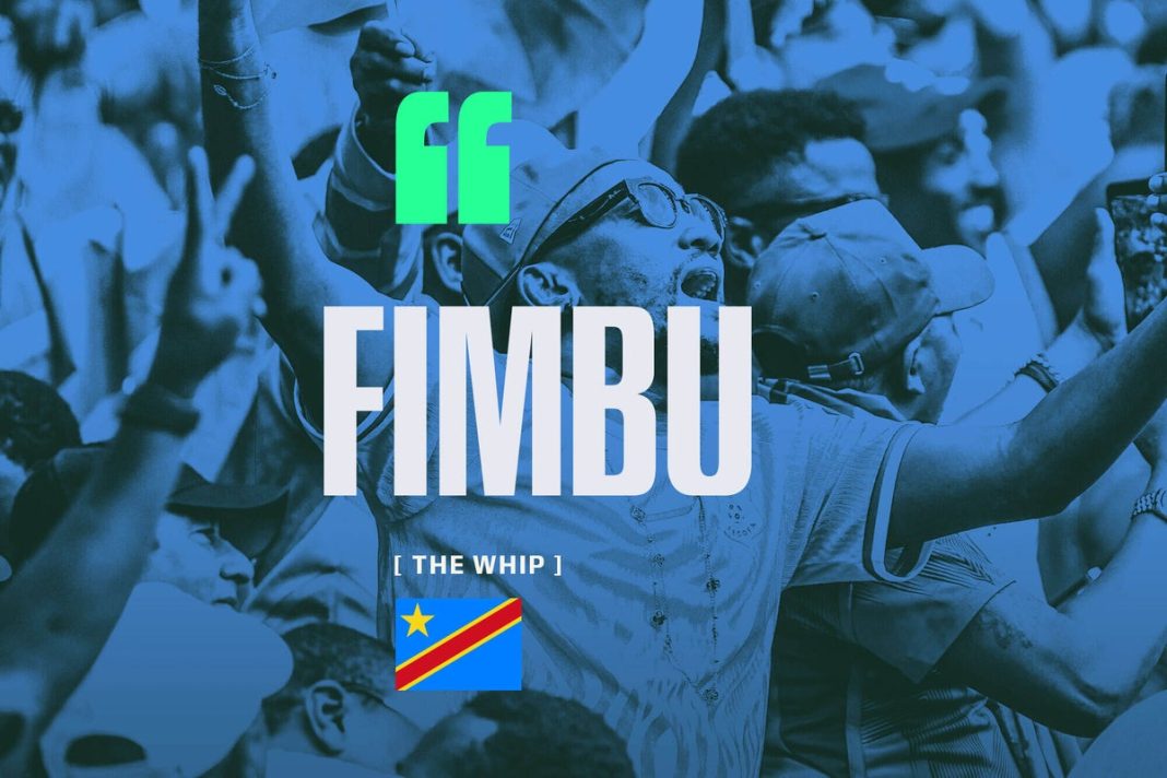 Les fans de la RDC sont prêts à présenter le fimbu – également connu sous le nom de « le fouet » – sur la scène mondiale. Les fans de la RDC sont prêts à présenter le fimbu – également connu sous le nom de « le fouet » – sur la scène mondiale.