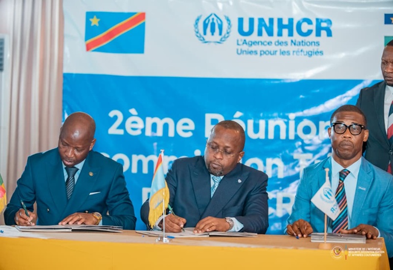 Rapatriement volontaire des réfugiés : la RDC, la RCA et le HCR réaffirment leur engagement à revitaliser le processus dans la sécurité et la dignité. Rapatriement volontaire des réfugiés : la RDC, la RCA et le HCR réaffirment leur engagement à revitaliser le processus dans la sécurité et la dignité.